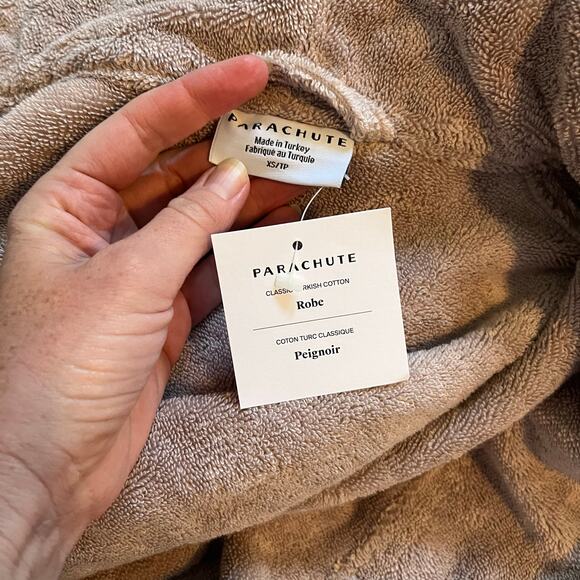 Parachute Classic Turkish Cotton Robe in Fawn Unisex Size XS - Picture 2 of 8